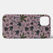 シームレスパターン熱帯動物のモンキージャンプ Case-Mate iPhoneケース (裏面 (横))