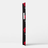 シームレスパターン赤バラ花ヴィンテージ抽象芸術 Case-Mate iPhoneケース (裏面 / 右)