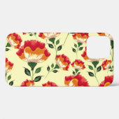 シームレスパターン、カラフル花飾り。 Case-Mate iPhoneケース (裏面 (横))