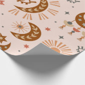 シームレスパターン（天目、月、太陽） ラッピングペーパー (角)