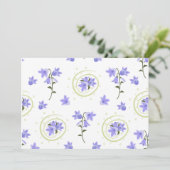 シームレスパターン 招待状 (スタンド正面)