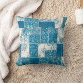 シームレスパッチワークコラージミックスキルトパターンプリント クッション (ブランケット)