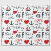 シームレスパ航海のターン ラッピングペーパー (フラット)