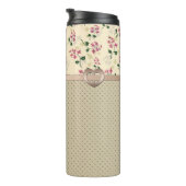 シームレスピンク小忘れさな可愛い – me-not flowers flo タンブラー (回転右)