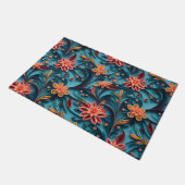 シームレスフローラ紙パターンドアマット ドアマット (アングル)