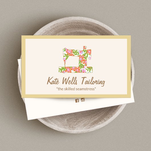 シームレスフローラ裁縫機 コーリングカード