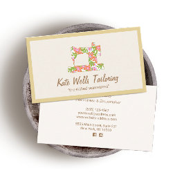 シームレスフローラ裁縫機 名刺