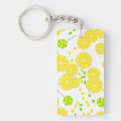シームレスブライトレモンスライスキャンディ棒つきキャンデー甘い キーホルダー (正面)