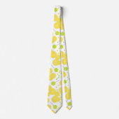 シームレスブライトレモンスライスキャンディ棒つきキャンデー甘い ネクタイ (正面)