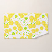 シームレスブライトレモンスライスキャンディ棒つきキャンデー甘い バスタオルセット (ハンドタオル)