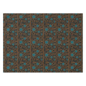 シームレスブラックメリークリスマス装飾用デコールtr テーブルクロス (正面(横))