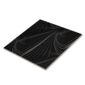 シームレスブラック及びグレーセラミックタイル タイル (側面)