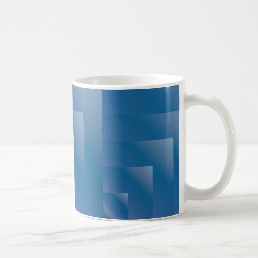 シームレスブルーベリー勾配 コーヒーマグカップ (右)
