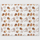 シームレスヘーゼルナットラッピング紙コージーオータムビベス ラッピングペーパー (フラット)