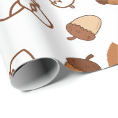 シームレスヘーゼルナットラッピング紙コージーオータムビベス ラッピングペーパー (ロールコーナー)