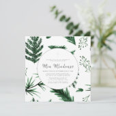 シームレスベビーバプテスマ《キリスト教》洗礼式や命名式 招待状 (スタンド正面)