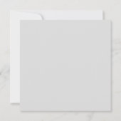 シームレスベビーバプテスマ《キリスト教》洗礼式や命名式 招待状 (裏面)