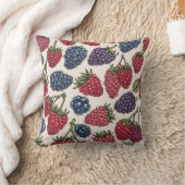 シームレスベリーパターン投げクッション クッション (ブランケット)