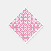 シームレスホワイトパターンDIY背景色 スタンダードカクテルナプキン (角)