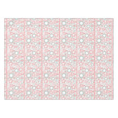 シームレスホワイトメリークリスマス装飾用デコールtr テーブルクロス (正面(横))