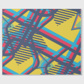 シームレスポップ・アートのなアートパターン抽象芸術カラーテクスチャw ラッピングペーパー (フラット)