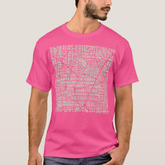 シームレスマップシティプラン Tシャツ