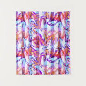 シームレスモダンな抽象芸術数々のブラシストローク色d タペストリー (正面)