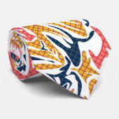 シームレスモダンな抽象芸術数々のブラシストローク色d ネクタイ (ロール)