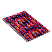 シームレスモダンな抽象芸術数々のブラシストローク色d ノートブック (右側)