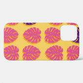 シームレスモンステラハワイアン熱帯植物デザインi Case-Mate iPhoneケース (裏面 (横))