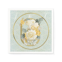 シームレスライトグリーン、イエロー&ホワイトマンダラ