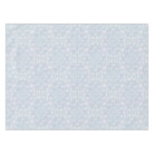 シームレスライトグリーン、イエロー&ホワイトマンダラ テーブルクロス (正面(横))