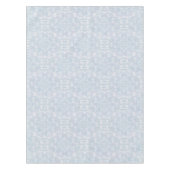 シームレスライトグリーン、イエロー&ホワイトマンダラ テーブルクロス (正面)