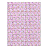 シームレスライトプラムフルーツ紫の果実さくらんぼp テーブルクロス (正面)