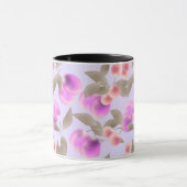 シームレスライトプラムフルーツ紫の果実さくらんぼp マグカップ (中央)