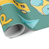 シームレスラッピング紙：飛行機、バックパック、バス ラッピングペーパー (ロールコーナー)