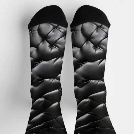 シームレスレザーのテクスチャパターン ソックス (上部)