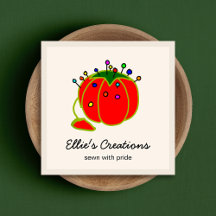 シームレスレッドピンクッションシームストレス