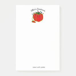 シームレスレッドピンクッションシームストレス ポストイット