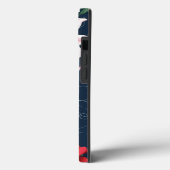 シームレスレッドローズ Case-Mate iPhoneケース (裏面 / 左)