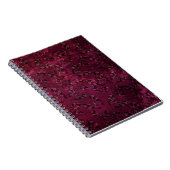 シームレスレトロビンテージ子供抽象バタフライ柄 ノートブック (右側)