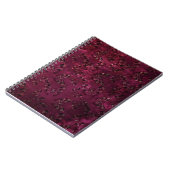 シームレスレトロビンテージ子供抽象バタフライ柄 ノートブック (左側)