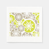 シームレスレトロ紙ナプキンス スタンダードカクテルナプキン (正面)