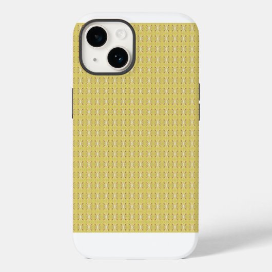 シームレスレモンパターン Case-Mate iPhoneケース (裏面)