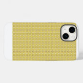 シームレスレモンパターン Case-Mate iPhoneケース (裏面 (横))