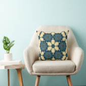 シームレスヴィンテージハート模様枕 クッション (椅子)