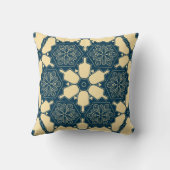 シームレスヴィンテージハート模様枕 クッション (裏面)