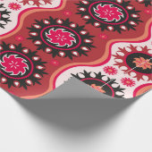 シームレス伝統的な東洋オーナメント ラッピングペーパー (角)