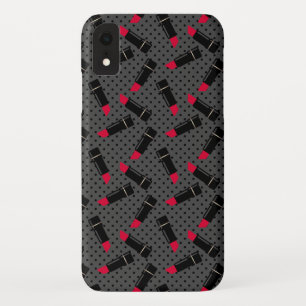 シームレス口唇デザインパターン美しいファッション iPhone XRケース