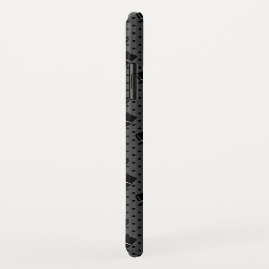 シームレス口唇デザインパターン美しいファッション Case-Mate iPhoneケース (裏面/右)